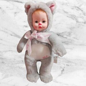 Madame Alexander Hug Me Kitty Doll With Silver Plush Cat Costume '13'H